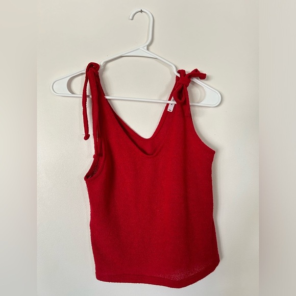 Red Mango Tie Tank Top - Picture 1 of 5